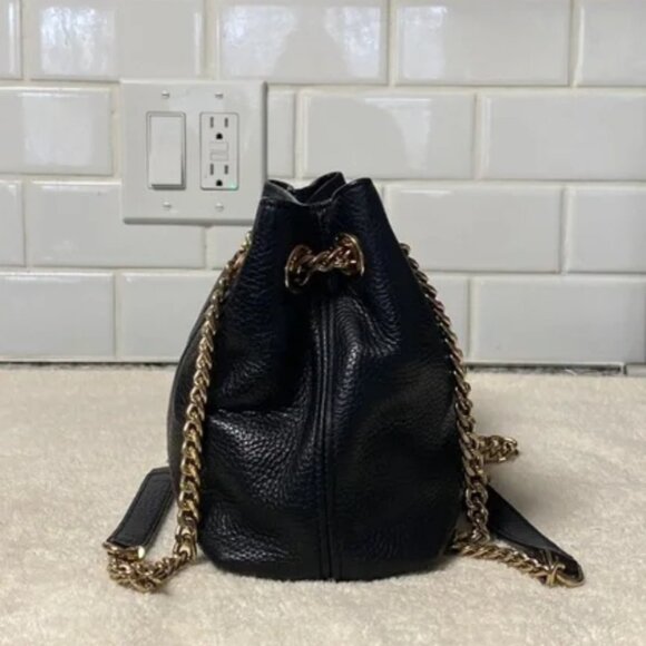 Michael Kors Black Leather crossbody bag EUC - Picture 5 of 13